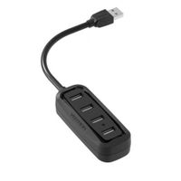 hub vention 4 puertos 480 mbps modelo vas-j43-b015 15cm usb 20 abs
