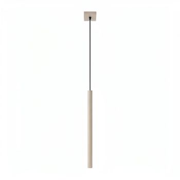 Lámpara colgantes taupe acero alt. 120 cm