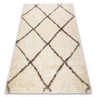 alfombra fluffy 2373 shaggy conduccion - crema  beige 180x270 cm