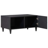 mesa de cafe  mesa de centro multicolor 80 x 50 x 40 cm madera de mango maciza