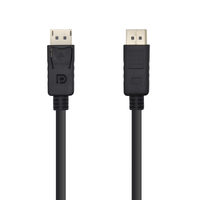 aisens cable displayport v12 4k60hz 5 m negro
