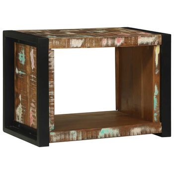 Cubo De Pared Marrón 55 X 35 X 40 Cm Madera Sólida Recuperada Vidaxl