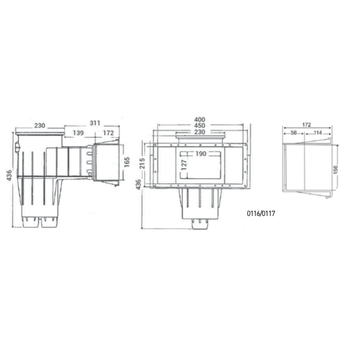 Skimmer Premium Boca Larga - Liner