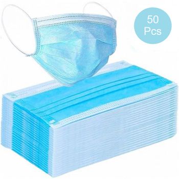 3-Ply Medical Disposable High Quality Protective Face Mask 50 Pack