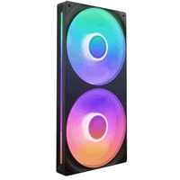 ventilador nzxt f280 rgb core  negro