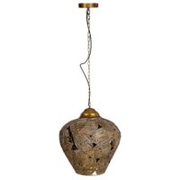 lampara de techo de metal dorada 495x495x585122