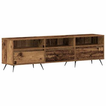 Mueble De Tv | Mueble De Salón | Gabinete De Tv Madera Vieja 150 X 30 X 44,5 Cm