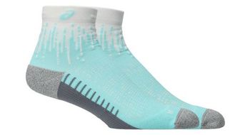 Calcetines asics performance run quarter azul blanco