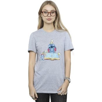 Disney Camiseta Reading Reading A Book para mujer