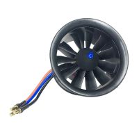 hobbyocean unidad de ventilador electrico edf ducted fan de 64 mm de 11 aspas con motor sin escobillas 4s 3500kv y 3s 39