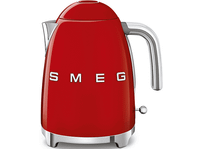 hervidor de agua - smeg klf03rdeu 17 l retro 2400 w con cable acero inoxidable rotacion 360 rojo