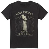 elvis presley camiseta rock legend para mujer
