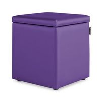 puff cubo arcon polipiel lila 1 unidad
