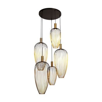 Lámpara colgante aurelie (5 luces)