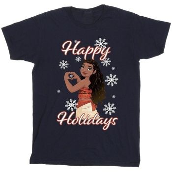 Disney Camiseta Happy Holidays para niña