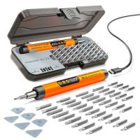 juego de destornilladores electricos de precision 47 en 1 compacto alta torsion ajustable a 6 velocidades inalambric