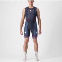 castelli quick-step alpha vinyl pro team competizione bib shorts - s