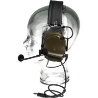 auriculares z-tactical comtac iii con cable microfono y cancelacion de ruido verde