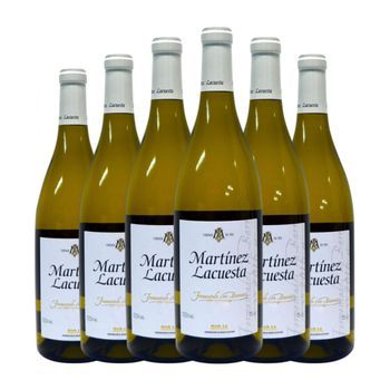 Martínez Lacuesta Vino Blanco Fermentado En Barrica Rioja 75 Cl 12.5% Vol. (pack De 6 Unidades)