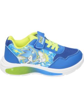 Zapatillas Con Luces Leomil Sonic Sc000679 Azul Y Amarillo 25