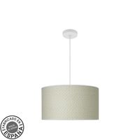 colgante moda 2xe27 blancocanizo blanco regx40x40cm cdifusor