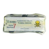 karma - poderoso velon de 7 mechas tumba magia  vela especial de siete mechas para acabar con trabajos de magia negra