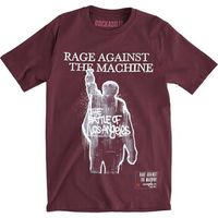 rage against the machine camiseta bola album cover para mujer