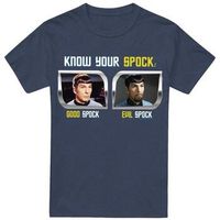star trek tops y camisetas know your spock para mujer