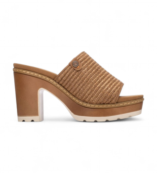Refresh para mujer. 17528202-CAMEL Sandalias 175282 marron (41), Marrón, Tela, 5 a 8cm, Ninguno, Casual