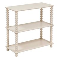 chamlo estante marfil 3 niveles 75x34cm