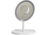 espejo luminico - innogio diamond glow gio-765 luz led de aumento 3x portatil 12h autonomia 3 niveles intensidad luminica blanco