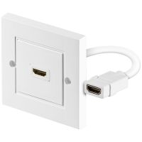 caja de conexiones hdmi goobay 51722 blanco