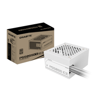 fuente alimentacion 550w gigabyte p550ss ice fuente de alimentacion - pcie 50 80 plus silver ventilador de 120 mm compatible con atx 30 enchufe