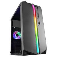 mars gaming mc-s1 caja pc micro-atx ultra-compacta argb 12 modos usb 30 ventana negro