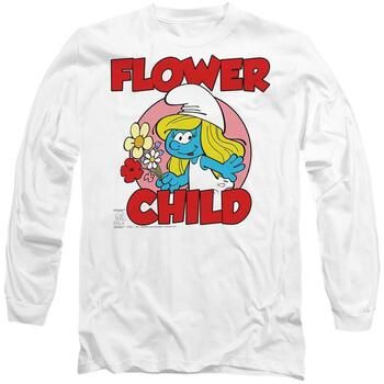 The Smurfs Camiseta manga larga Flower Child para mujer