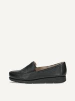 caprice slipper black made of leather size 38
