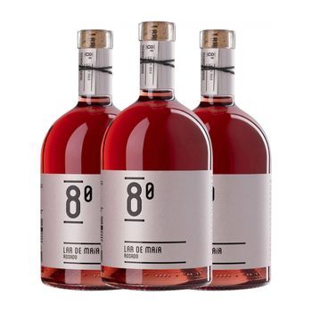 Lar De Maía Vino Rosado 8º Rosado Vino Joven 75 Cl 13.5% Vol. (pack De 3 Unidades)