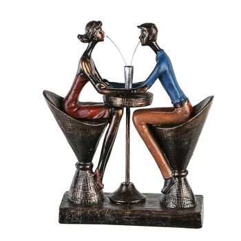 Casablanca By Gilde Figurilla Decorativa Escultura Mesa Para Dos H. 25 Cm