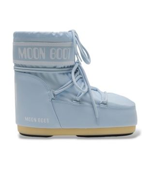 Moon Boot para mujer. 80D1409340 Botas Icon Low Nylon azul (39/41), Plano, Cordones, Casual