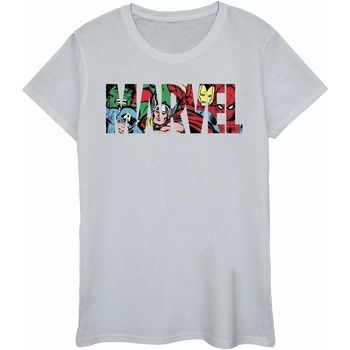 Marvel Camiseta Infill para mujer