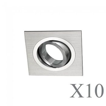 Pack 10 classic cuadrado aluminio