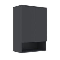 armario de bano  - 70 x 36 x 100 cm - antracita mate
