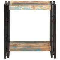 mesa auxiliar  mesita auxiliar  mesa de cafe de madera maciza reciclada 40x30x40 cm