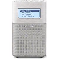 sony xdrv1btdw portable dabr radio - white white