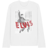 elvis presley camiseta manga larga iconic pose para mujer