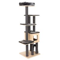 modern living chelsea scratching tree  - dark grey