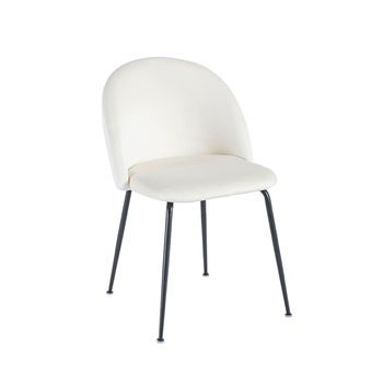 Pack 2 Sillas Black Dalnia Terciopelo De Terciopelo 86*46*40 Cm - Beige