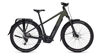 Bicicleta electrica focus aventura   6 7 x shimano cues 9v 800wh 29   caqui 2026