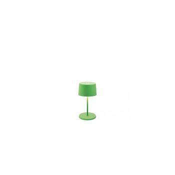 Lámpara De Mesa Led Recargable Y Regulable Verde Manzana Olivia Pro Mini