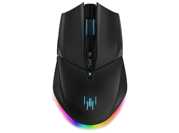 Ratón gaming - Acer Predator Cestus 535, Con cable, 2,4 GHz y Bluetooth, 30.000 DPI, Ambidiestro, Negro